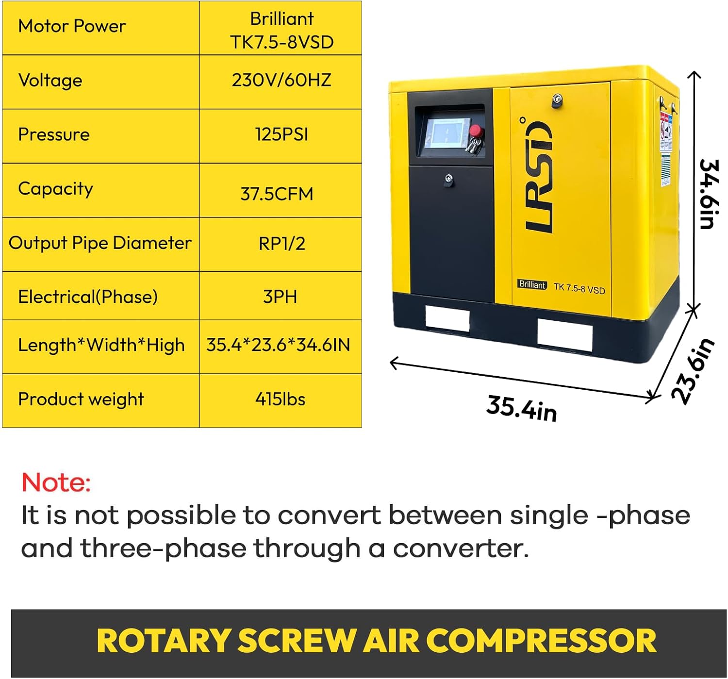 10HP rotary screw air compressor,best rotary screw air compressor for auto repair,7.5KW screw air compressor pros cons,LRSD air compressor worth buying,should I buy a VSD air compressor,energy efficient industrial air compressor unboxing and complete package contents