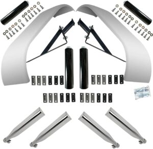 Image 1 of 132 stainless steel truck fenders pair