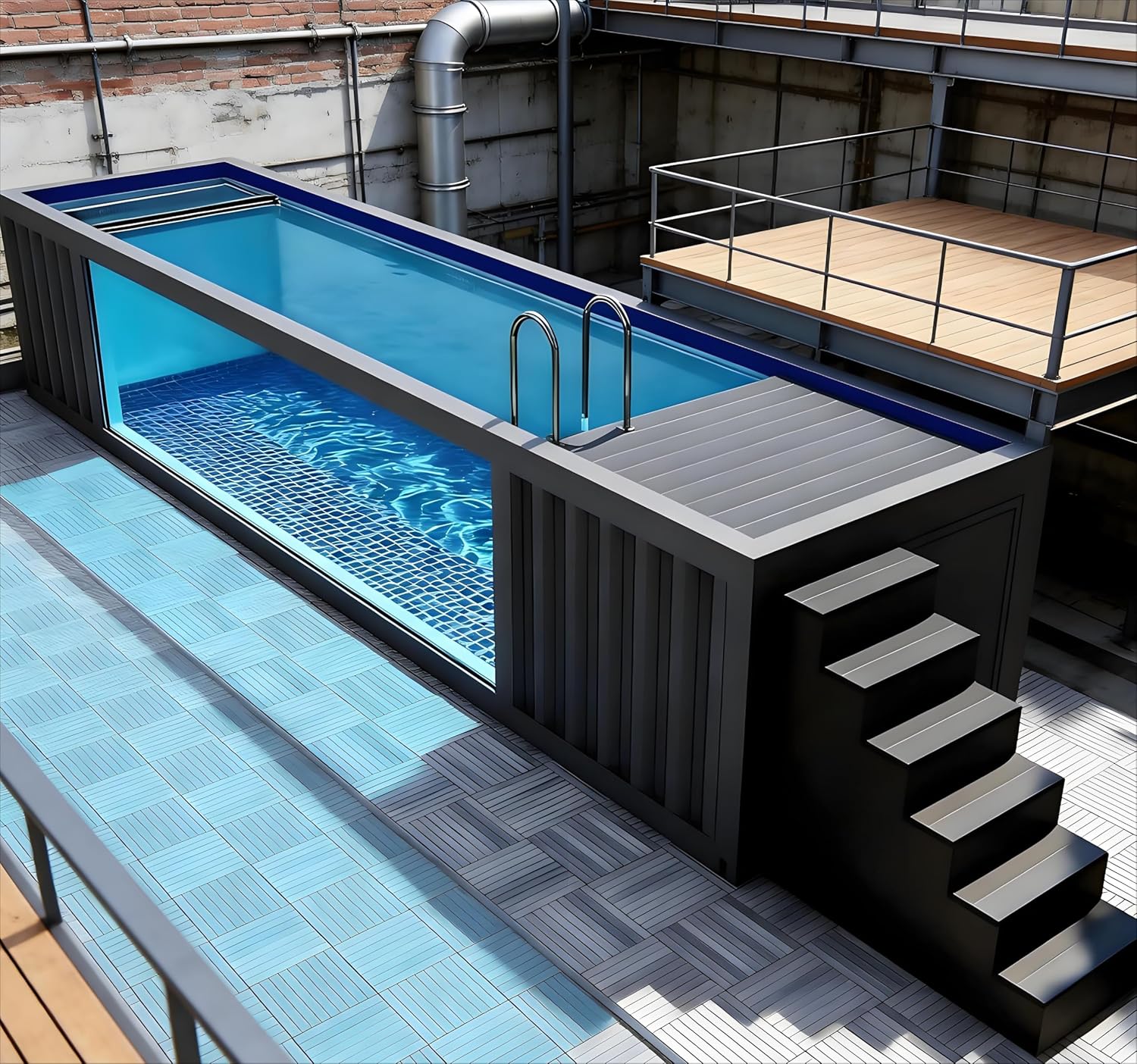 40ft commercial container pool worth it,should I buy a 40ft container pool,40ft container pool pros cons,commercial container pool vs traditional,best commercial grade container pool,40ft shipping container pool honest - detailed features and technical specifications