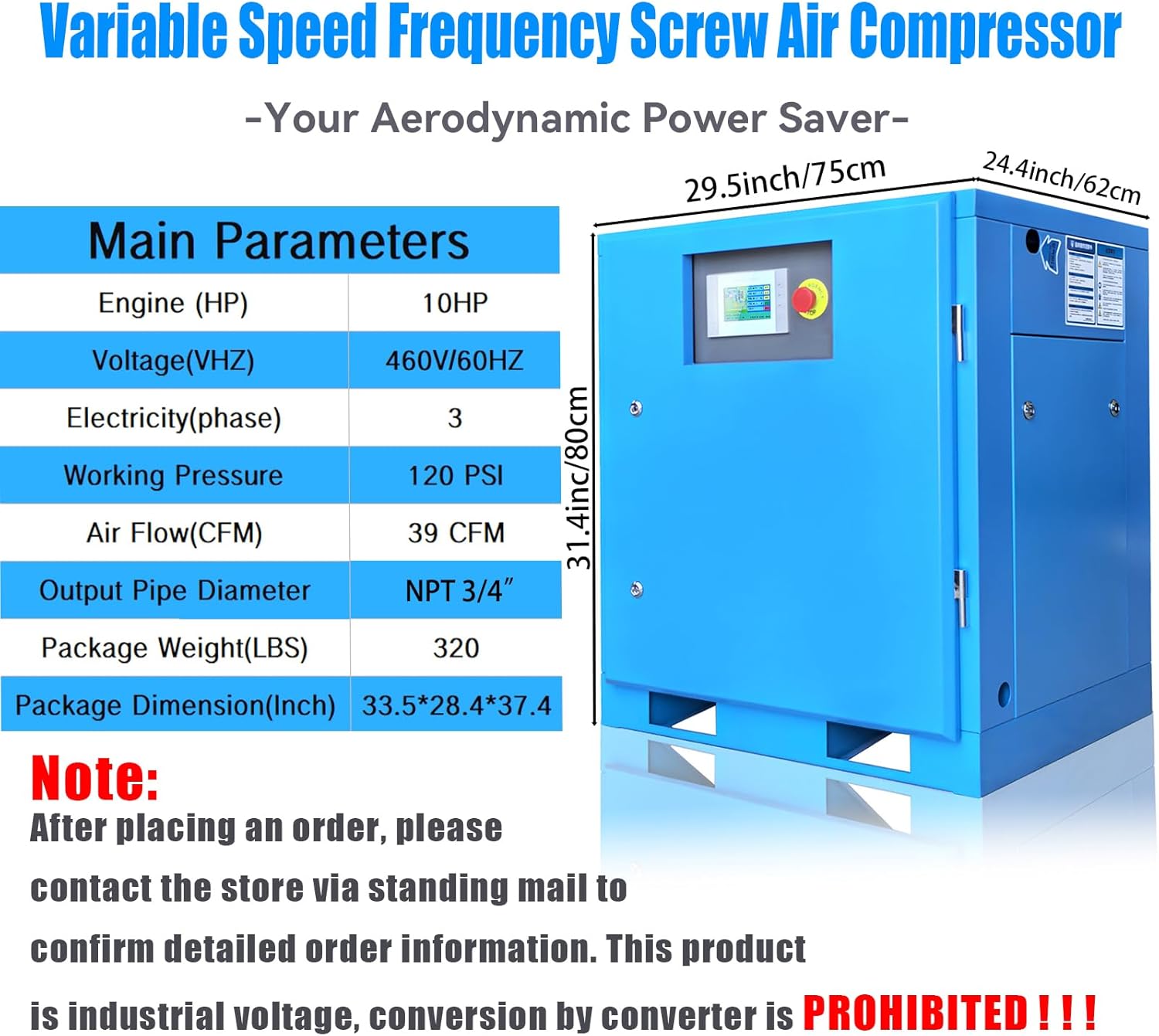 460V 10HP air compressor buy,Bilowk rotary screw air compressor pros cons,460V 3 phase air compressor worth buying,best 10HP commercial air compressor,should I buy a 460V inverter air compressor,39cfm 120 psi air compressor for industry unboxing and complete package contents