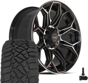Image 1 of 4PLAY 4P83 20 inch rims and tires