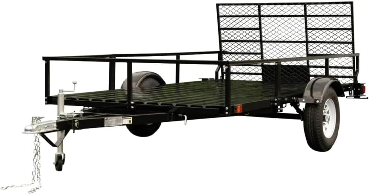 6x10 open rail trailer heavy duty,best utility hauler for towing,buy 6x10 steel trailer online,single axle trailer pros cons,heavy duty trailer worth buying,6x10 open rail vs enclosed trailer performance testing and real-world results