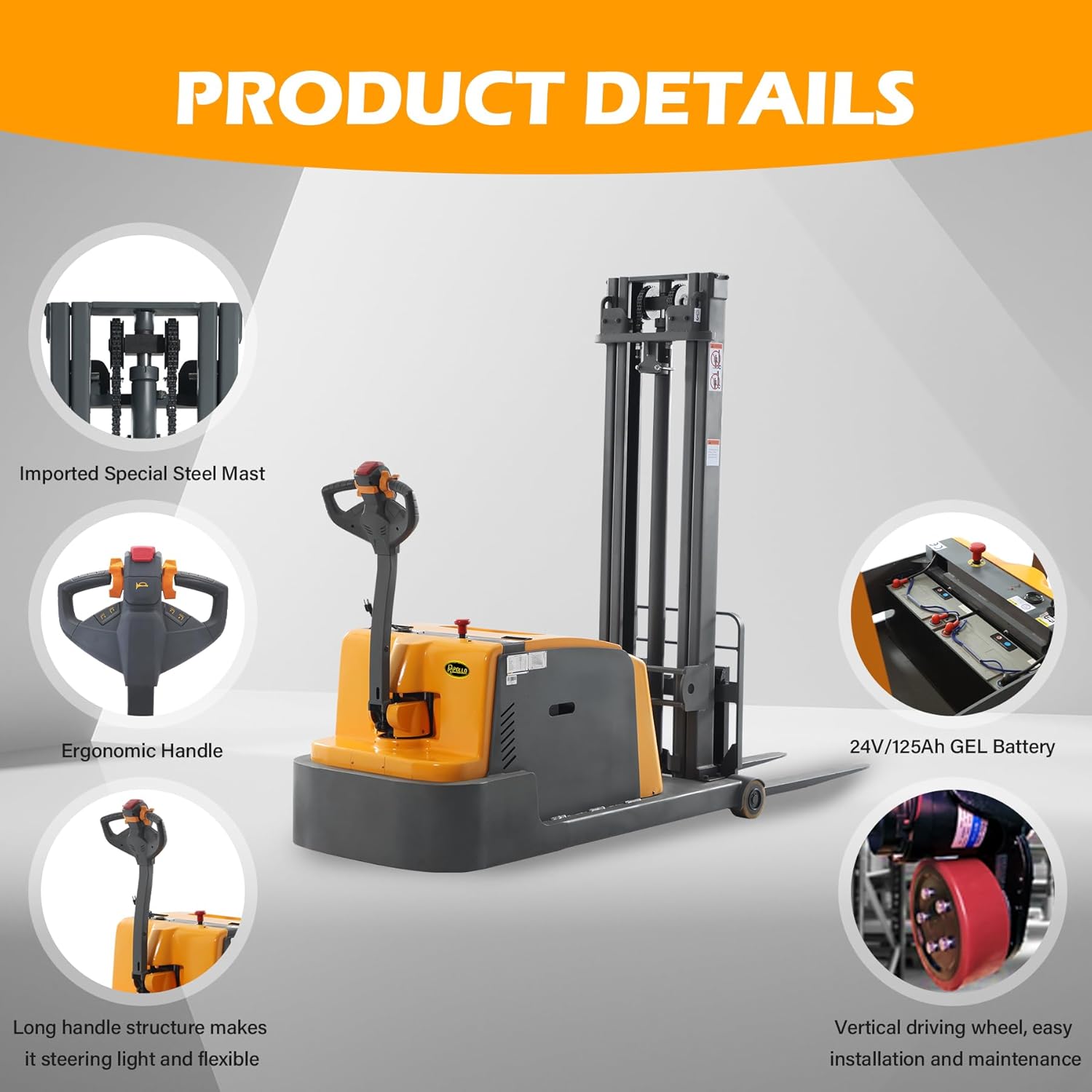 APOLLOLIFT electric stacker worth it,should I buy APOLLOLIFT stacker,APOLLOLIFT vs other electric forklifts,APOLLOLIFT 3300lb capacity pros cons,best electric material lift for warehouse,APOLLOLIFT counterbalanced stacker honest performance testing and real-world results