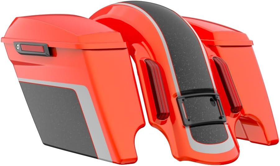 Advanblack color matched stretched bags,Harley stretched saddlebags pros cons,Advanblack bags vs stock Harley,color matched stretched bags worth buying,best Harley touring bags custom paint,should I buy Advanblack stretched saddlebags unboxing and complete package contents