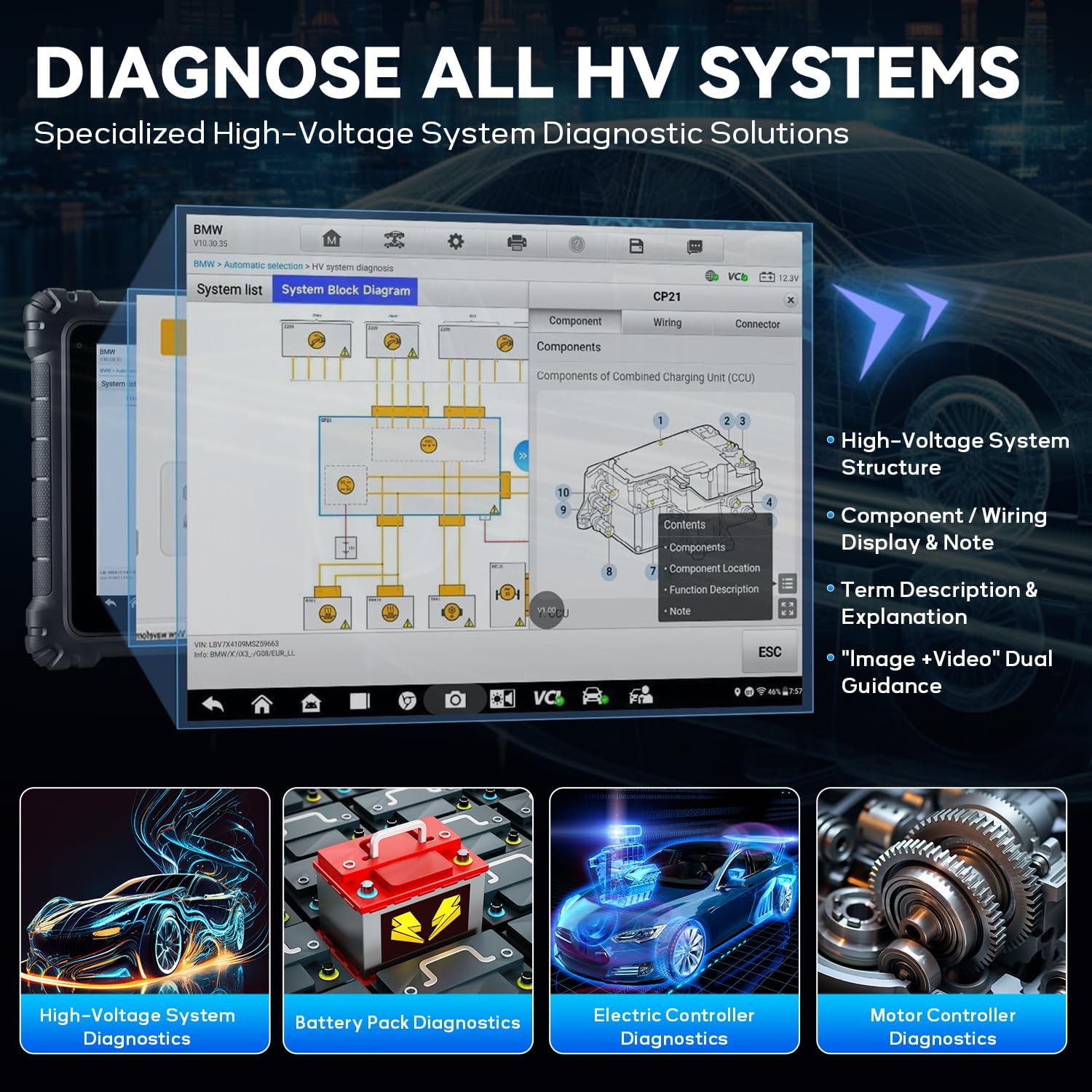Step-by-step guide for Autel MaxiSys MS909 EV buy complete tutorial usage instructions
