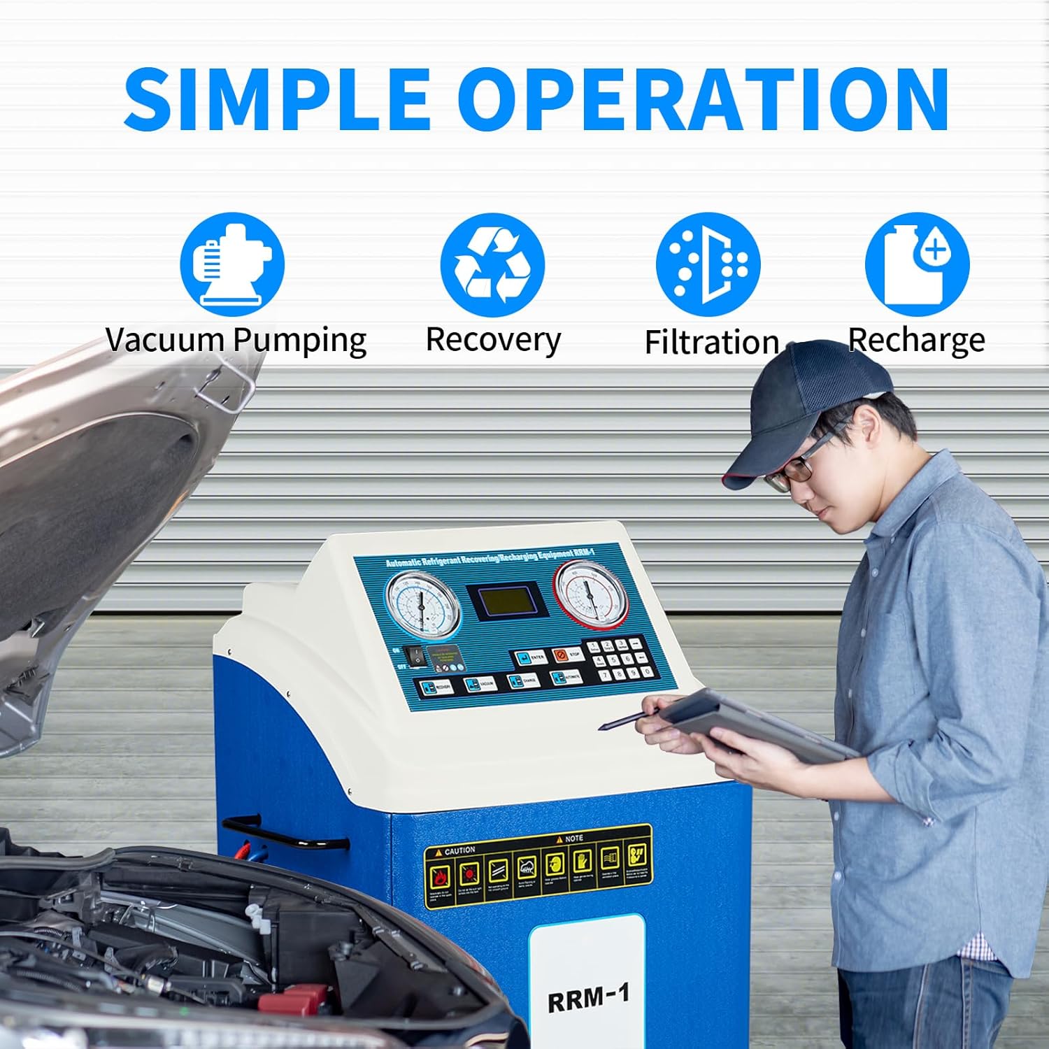 AutoForever refrigerant recovery machine,dual tank refrigerant recovery machine,R134 R1234yf recovery machine pros cons,best automatic AC recovery machine,is AutoForever recovery machine worth it,refrigerant recovery and recharge machine comparison performance testing and real-world results