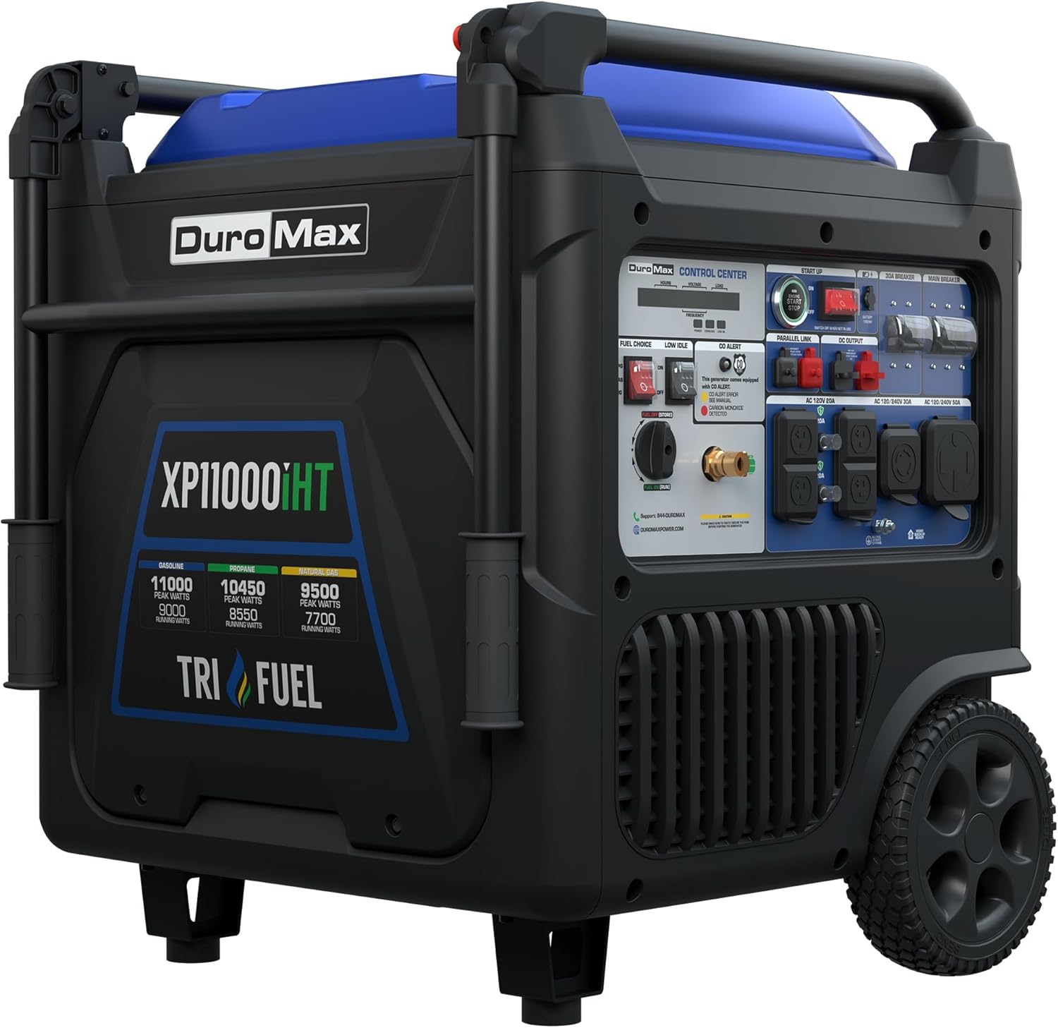 DuroMax XP11000iHT tri fuel generator,should I buy DuroMax XP11000iHT,DuroMax XP11000iHT vs alternatives,DuroMax XP11000iHT pros cons,best tri fuel portable generator - detailed features and technical specifications