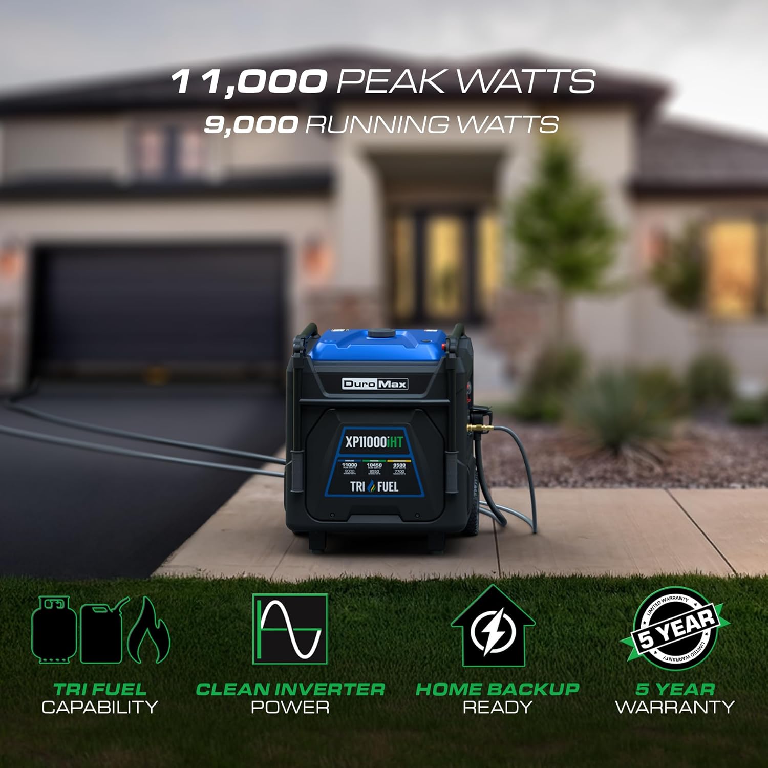 DuroMax XP11000iHT tri fuel generator,should I buy DuroMax XP11000iHT,DuroMax XP11000iHT vs alternatives,DuroMax XP11000iHT pros cons,best tri fuel portable generator unboxing and complete package contents