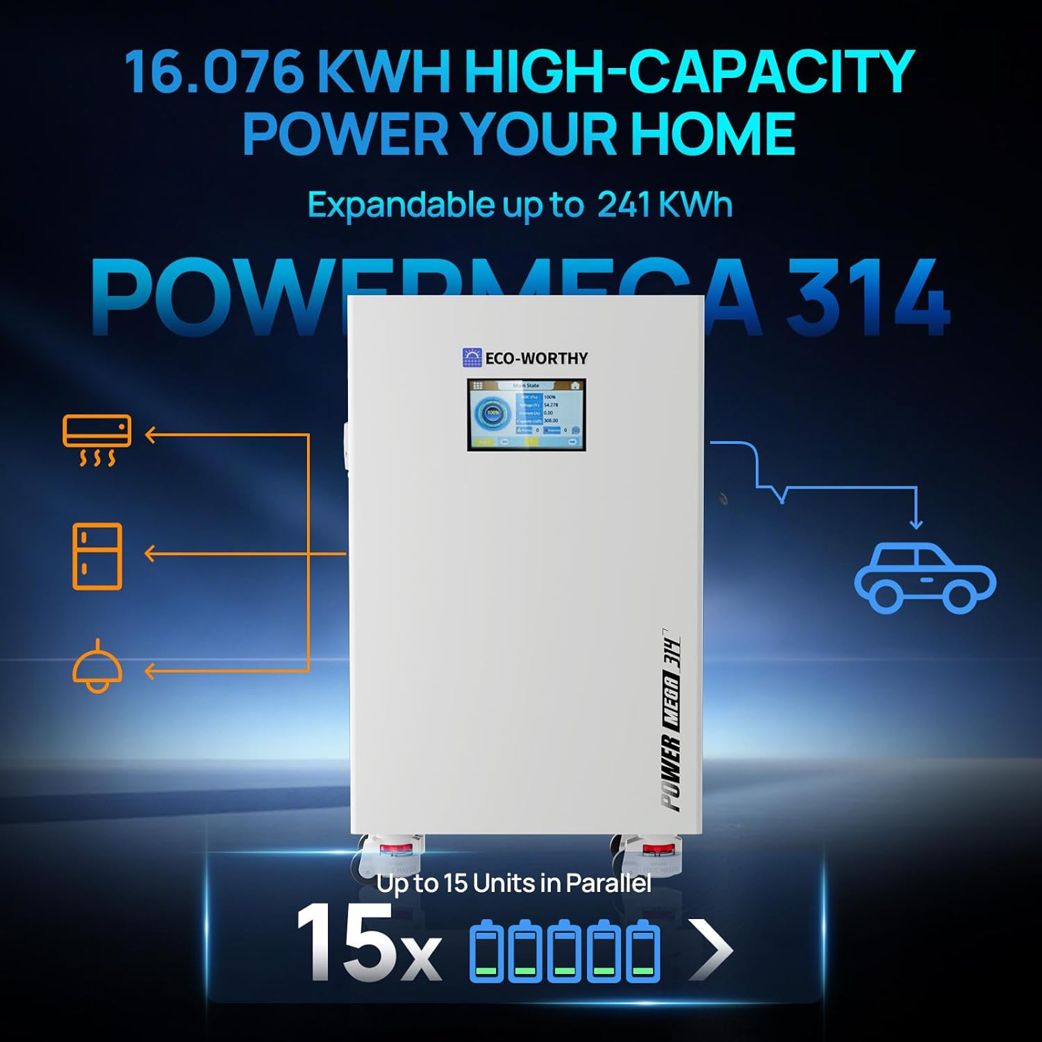 Step-by-step guide for ECO-WORTHY Powermega 48V 314Ah worth it,best 48V LiFePO4 battery for home backup,ECO-WORTHY Powermega pros and cons,should I buy the ECO-WORTHY Powermega,ECO-WORTHY vs other solar batteries,Powermega 48V battery honest assessment - complete tutorial