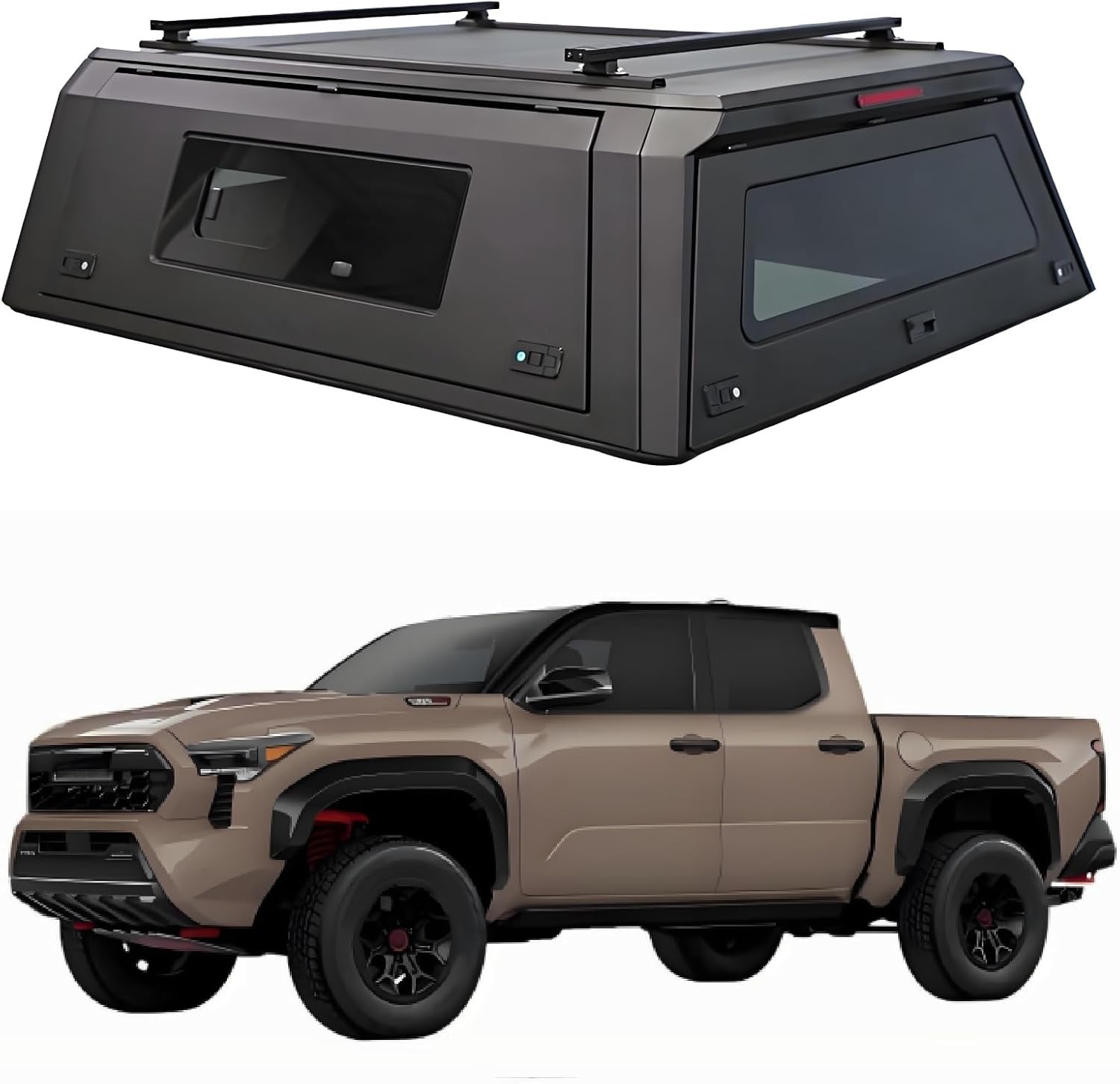 Hynex hard top truck topper for Tacoma,should I buy a truck topper for Tacoma,Hynex Tacoma bed cap vs alternatives,hard top truck topper pros cons,best truck bed cap for Toyota Tacoma,Hynex truck canopy worth buying - detailed features and technical specifications