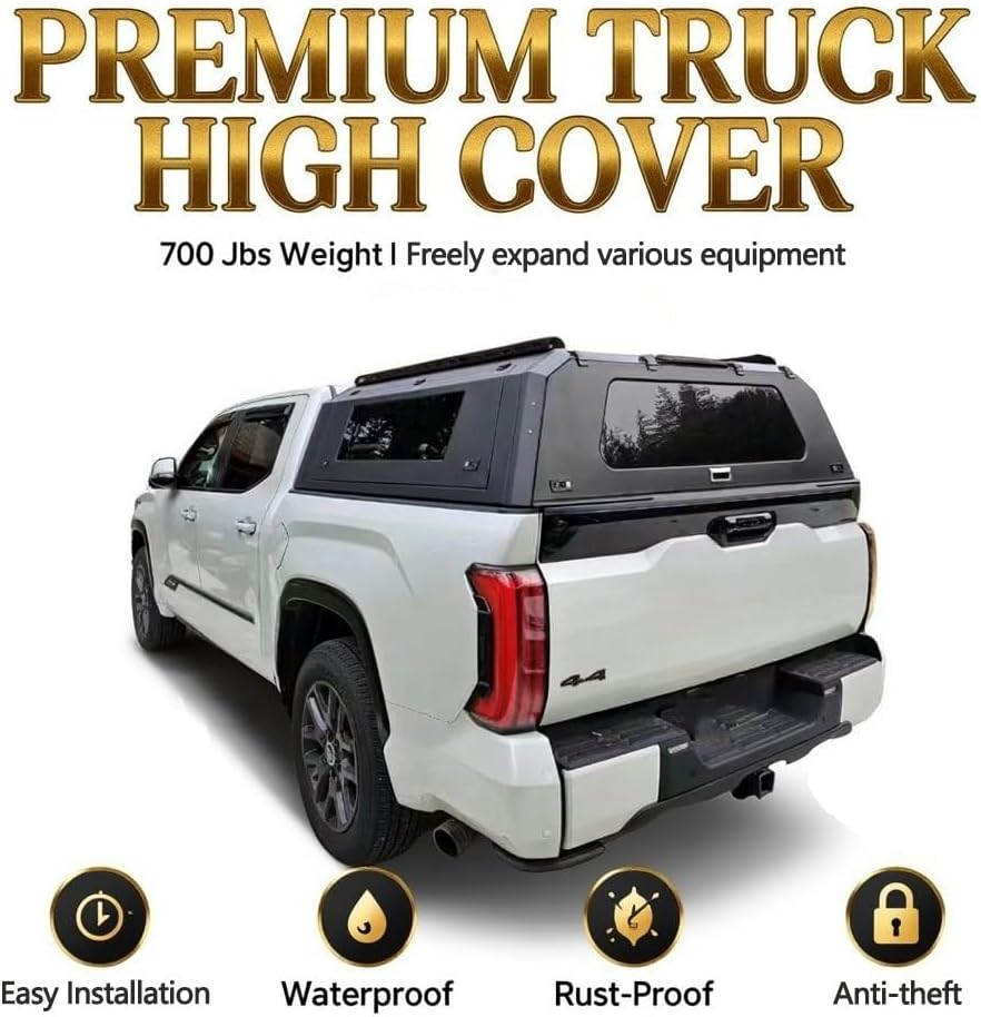 KDUTDS hard tonneau cover Toyota Tundra,best tonneau cover for Toyota Tundra 5.5ft bed,steel truck topper Toyota Tundra worth it,KDUTDS bed cap Toyota Tundra pros cons,should I buy a hard tonneau cover for Tundra,lockable truck bed cover Tundra vs alternatives unboxing and complete package contents