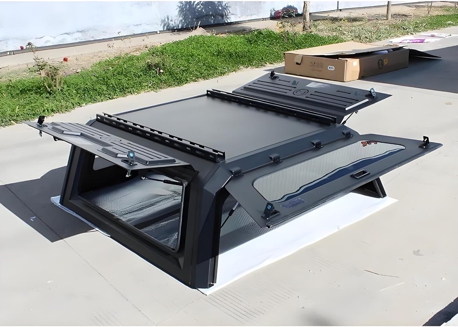 KDUTDS tonneau cover for Toyota Tundra,buy KDUTDS hard tonneau cover,best hard bed cover for Tundra 2014-2021,KDUTDS bed cap worth buying,Tonneau cover for Tundra pros cons,should I buy a steel truck canopy unboxing and complete package contents