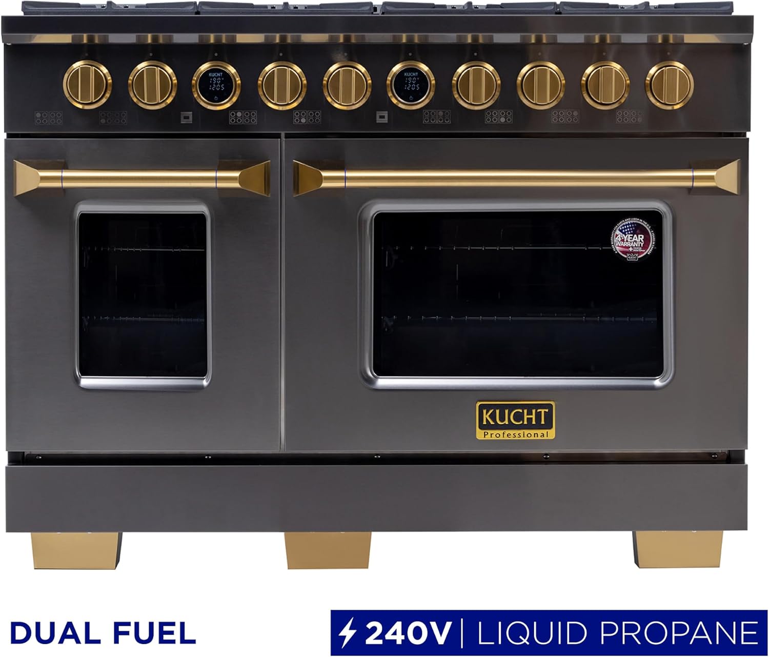 Kucht KXD48 dual fuel range worth it,should I buy Kucht KXD48,Kucht KXD48 vs alternatives,Kucht KXD48 pros cons,Kucht dual fuel range worth buying,best 48 inch dual fuel range unboxing and complete package contents