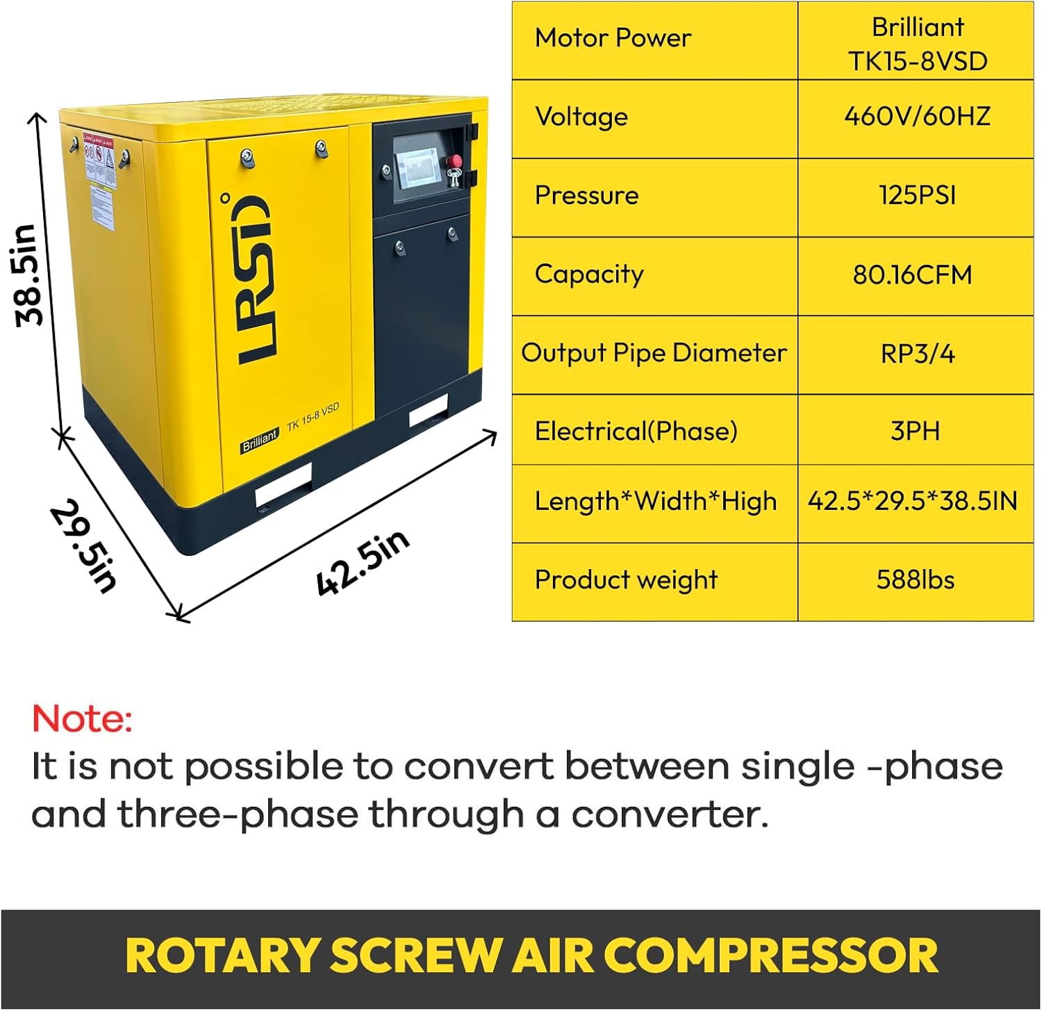LRSD 20HP air compressor worth buying,should I buy LRSD 20HP compressor,LRSD vs other industrial compressors,LRSD 20HP pros cons,best 20HP rotary screw compressor,LRSD TK15-125-460V-VSD performance unboxing and complete package contents