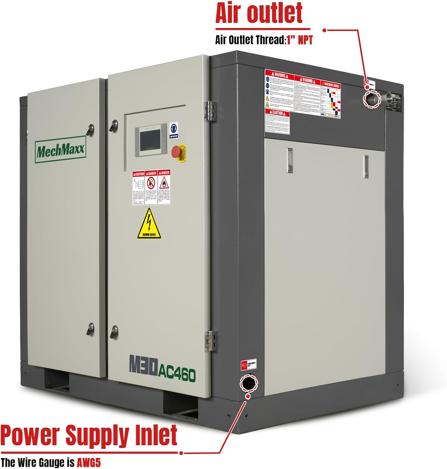 MechMaxx 30HP air compressor worth it,MechMaxx M30AC460 pros cons,best 30HP rotary screw compressor,should I buy MechMaxx industrial compressor,MechMaxx vs Quincy compressor,MechMaxx 106CFM compressor honest unboxing and complete package contents