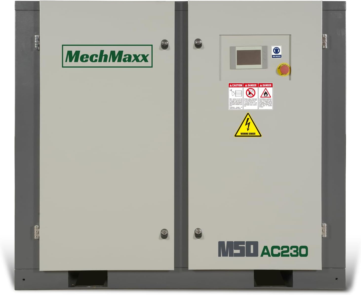 MechMaxx 50HP air compressor worth it,should I buy MechMaxx 50HP compressor,MechMaxx M50AC230 pros cons,best industrial rotary screw compressor,MechMaxx vs Quincy compressor,50HP air compressor worth buying - detailed features and technical specifications