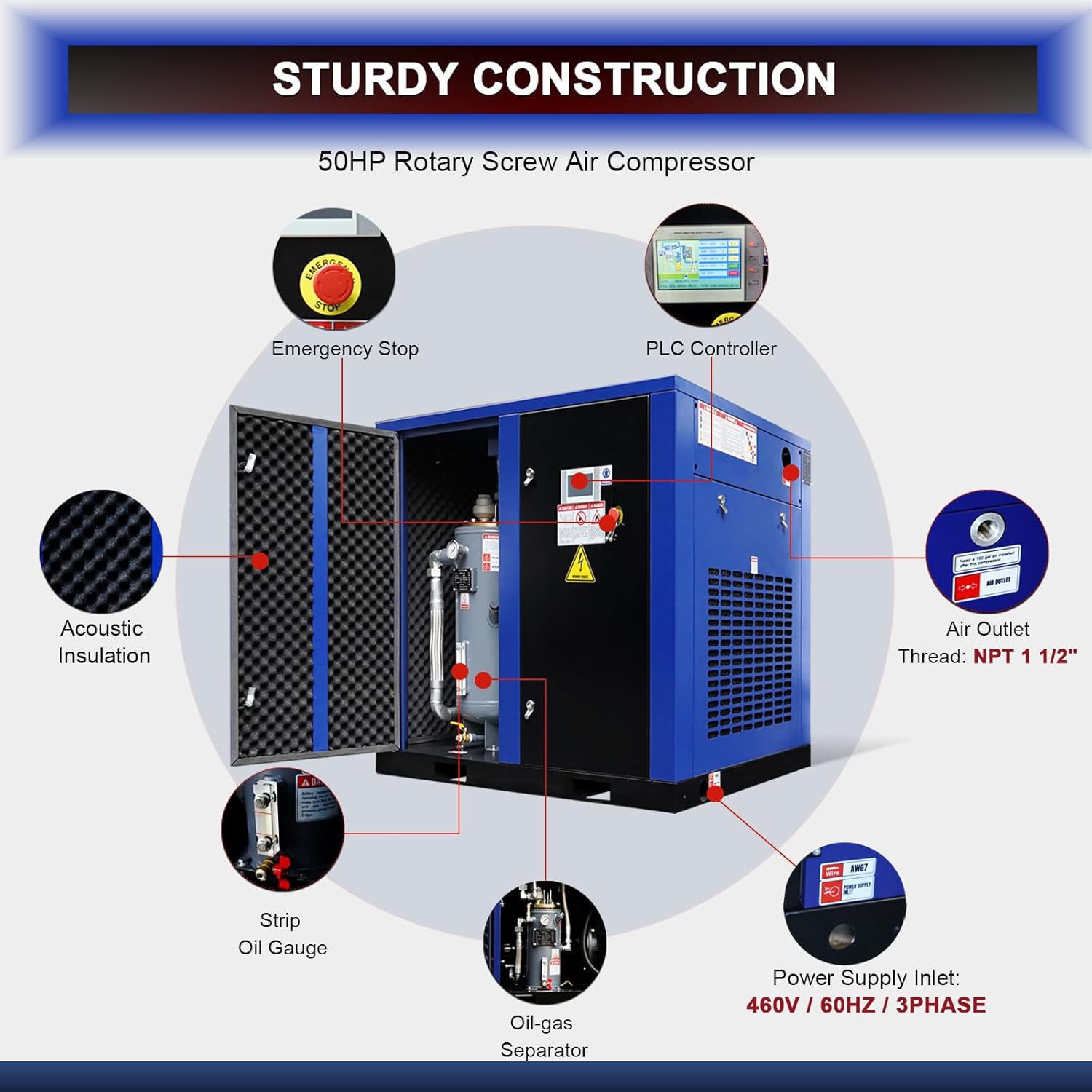 Step-by-step guide for Merax 50HP air compressor worth it,should I buy a Merax 50HP compressor,Merax 50HP vs alternatives,Merax 50HP pros cons,best industrial rotary screw compressor,Merax 50HP compressor honest assessment - complete tutorial