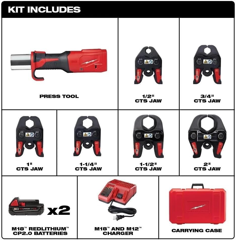 Milwaukee M18 Force Logic Press Tool worth it,should I buy Milwaukee M18 press tool,Milwaukee press tool vs alternatives,Milwaukee Force Logic pros cons,best cordless press tool for plumbing,Milwaukee ONE-KEY press tool honest unboxing and complete package contents
