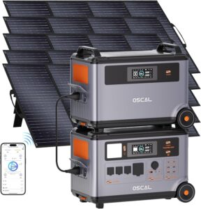 Image 1 of OSCAL 6000W solar power station