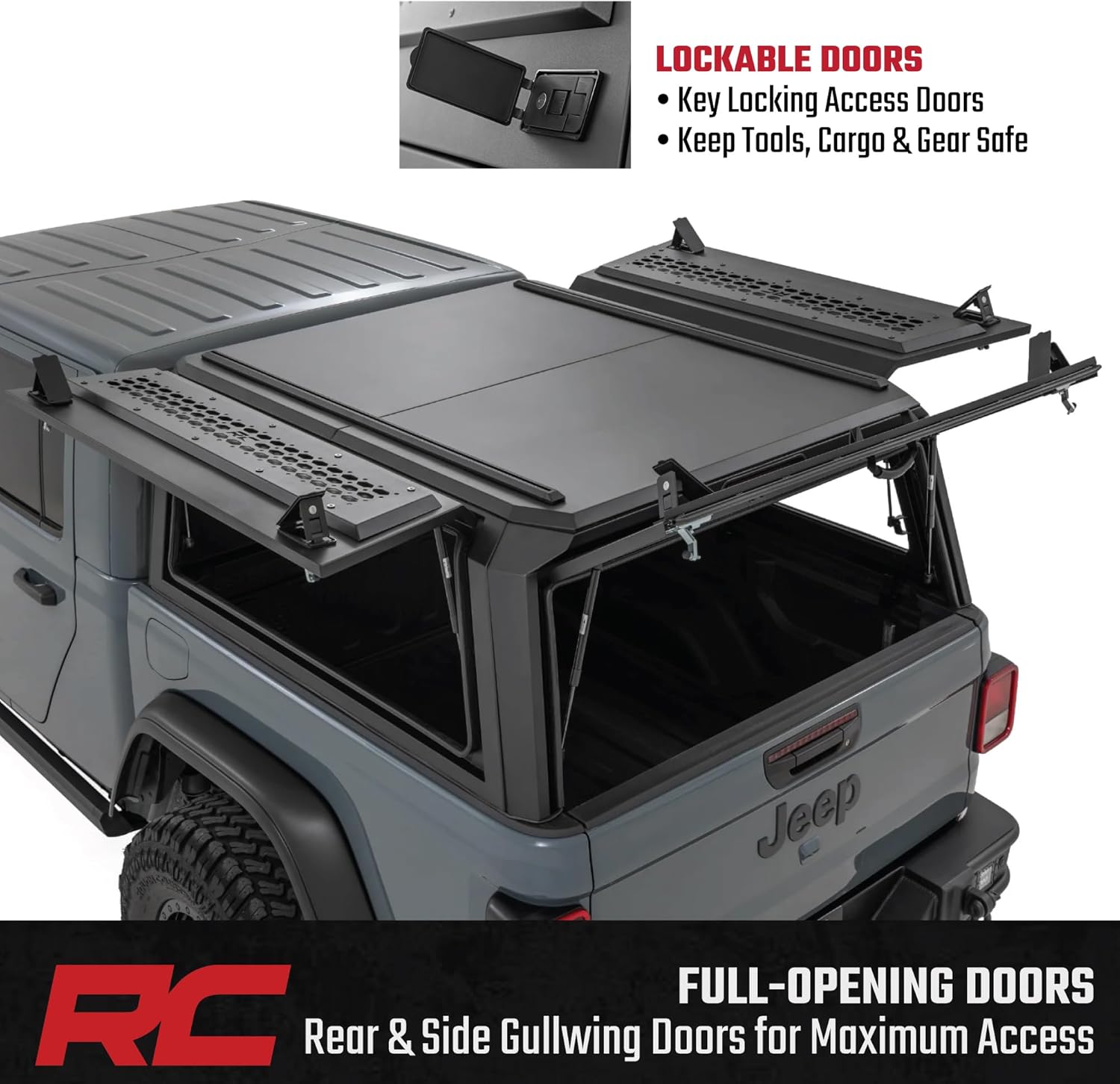 Step-by-step guide for Rough Country Jeep Gladiator bed cap,best Jeep Gladiator topper,Rough Country bed cap pros cons,should I buy Rough Country Gladiator cap,Jeep Gladiator truck topper vs alternatives,Rough Country bed cap worth showing installation and use process