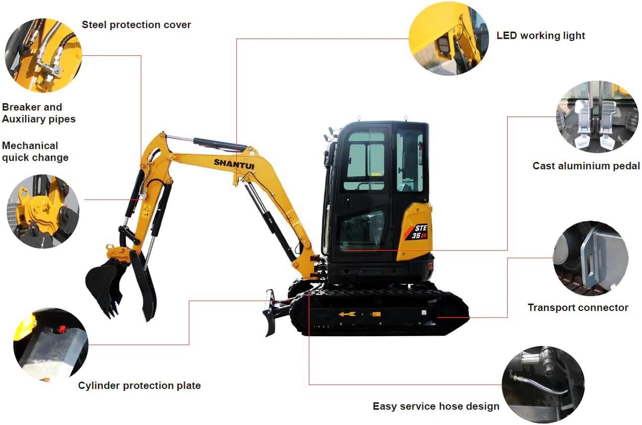 Shantui STE35SR mini excavator worth it,Shantui STE35SR pros cons,Shantui mini excavator vs alternatives,should I buy a Shantui STE35SR,best 2.8 ton mini excavator,Shantui STE35SR buying guide performance testing and real-world results