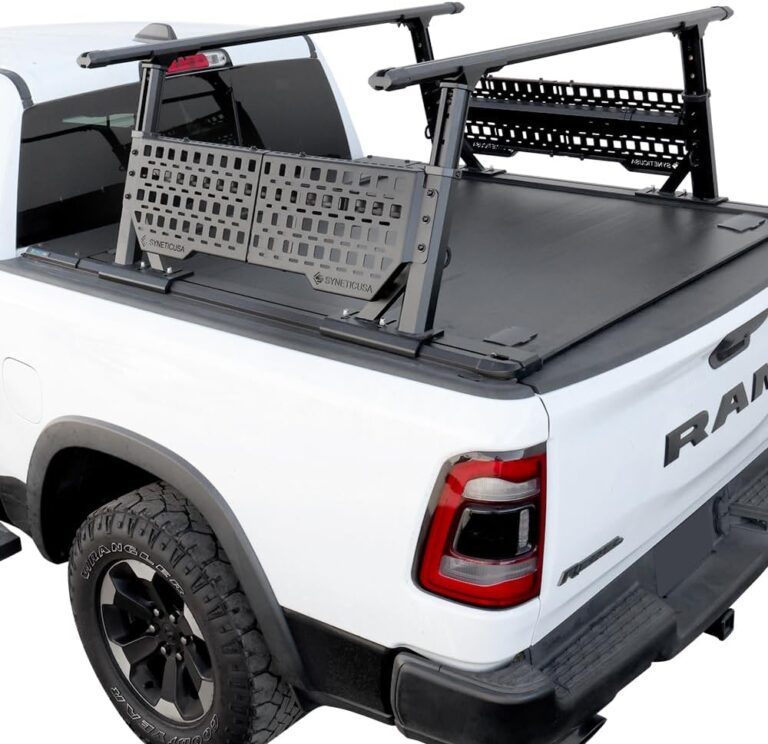 Image 1 of Syneticusa MR retractable truck bed cover with rack