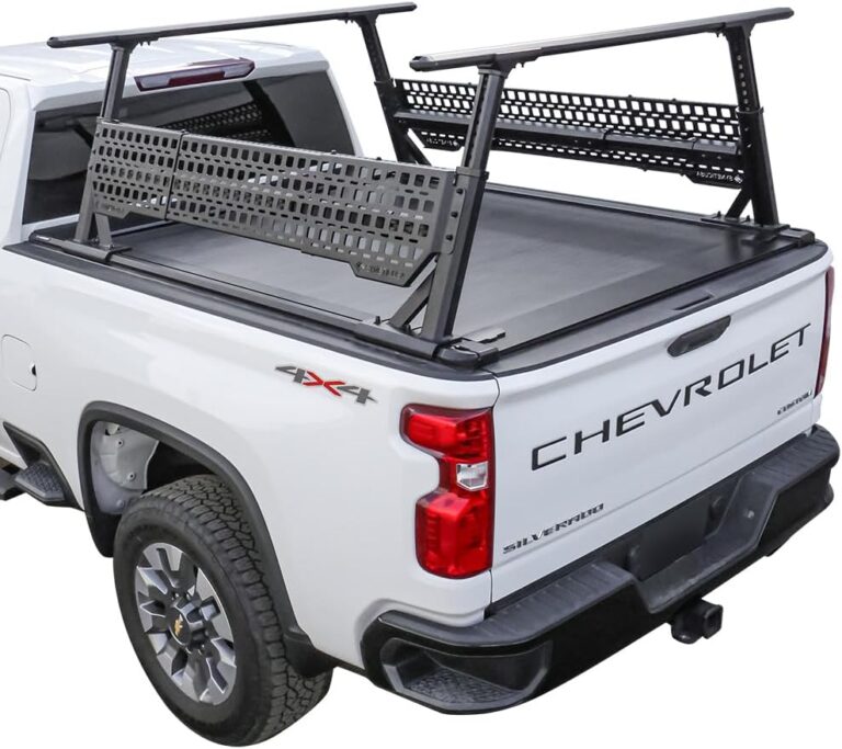 Image 1 of Syneticusa retractable truck bed cover with rack