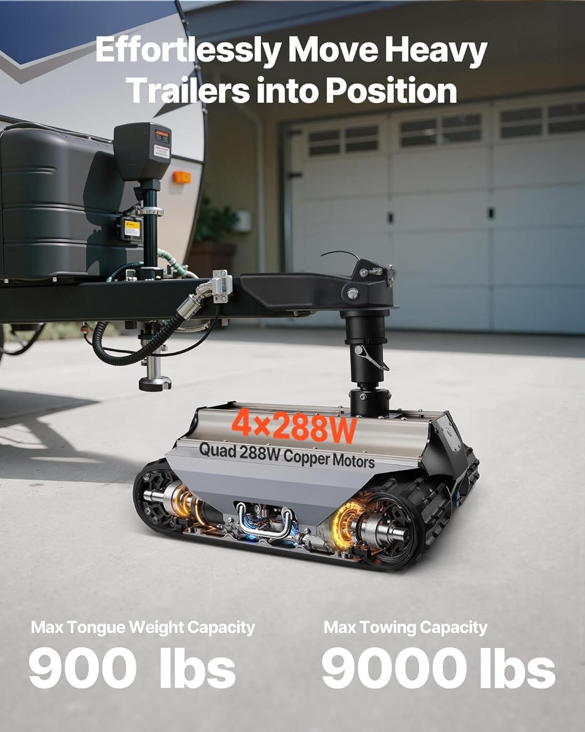 VEVOR electric trailer mover 9000 lbs,best electric trailer mover for RVs,VEVOR trailer mover pros cons,should I buy a remote controlled trailer mover,9000 lb trailer mover worth it,VEVOR camper trolley kit review honest unboxing and complete package contents