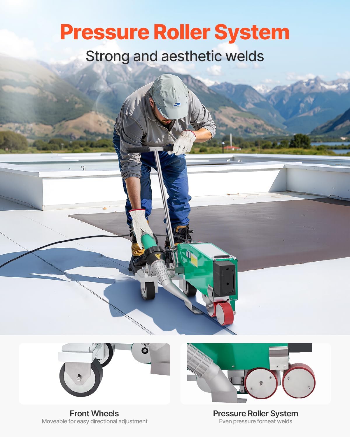 Step-by-step guide for VEVOR roofing hot air welder 4200W,VEVOR PVC welding machine pros cons,best TPO welding tool for roofing,VEVOR hot air welder worth buying,high power roof welder for waterproofing,should I buy VEVOR welding machine - complete tutorial