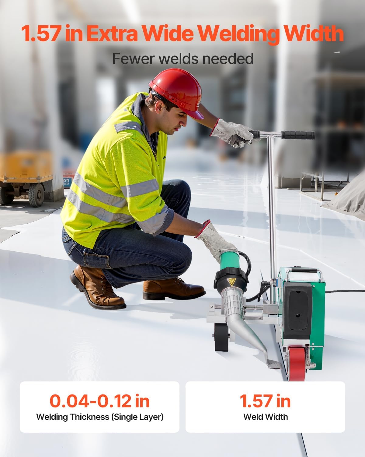 VEVOR roofing hot air welder 4200W,VEVOR PVC welding machine pros cons,best TPO welding tool for roofing,VEVOR hot air welder worth buying,high power roof welder for waterproofing,should I buy VEVOR welding machine performance testing and real-world results