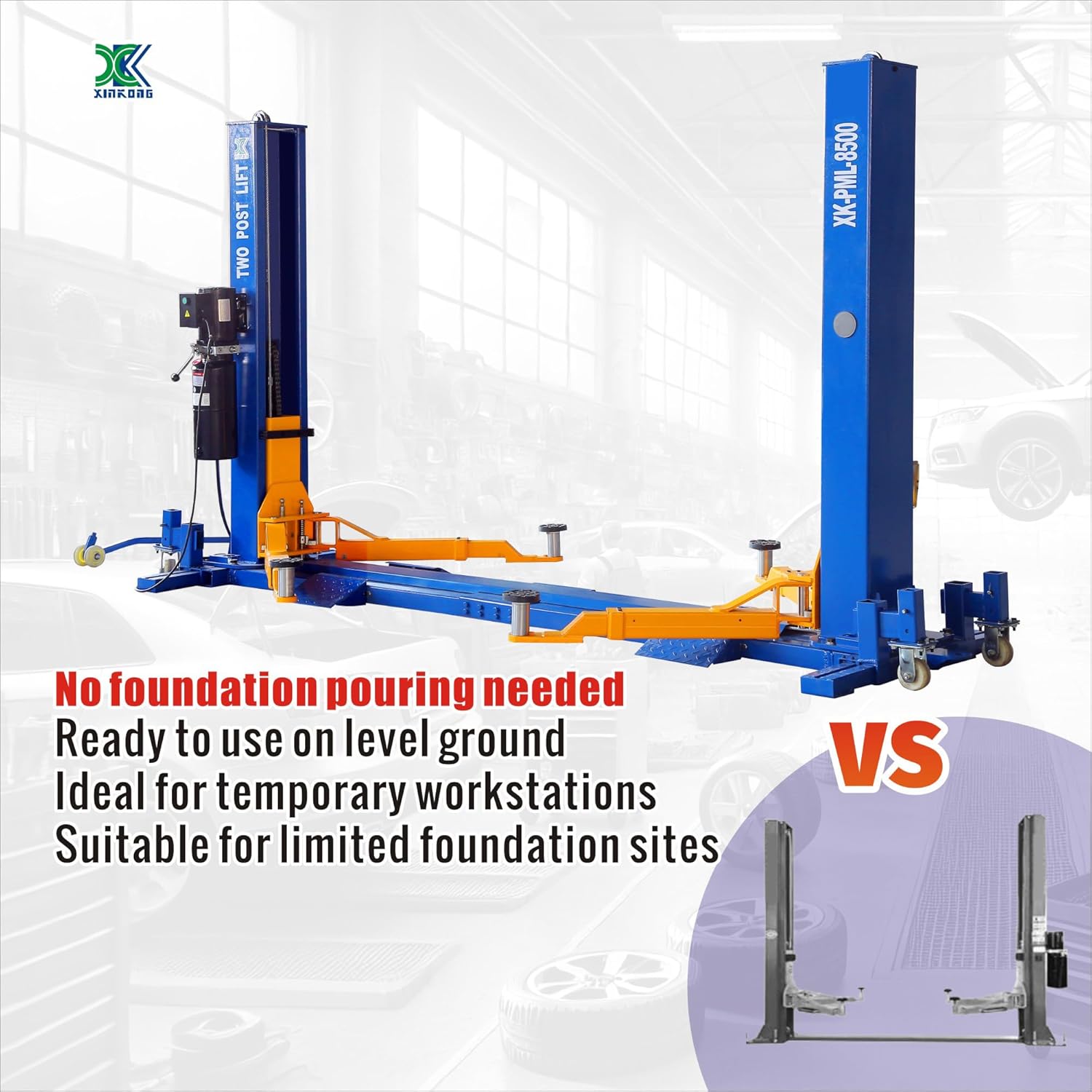 Step-by-step guide for XK-8500 mobile two post lift,XK-8500 lift worth buying,best mobile two post lift for home,XK-8500 pros and cons,should I buy XK-8500 lift,XK-8500 vs other clear floor lifts - complete tutorial