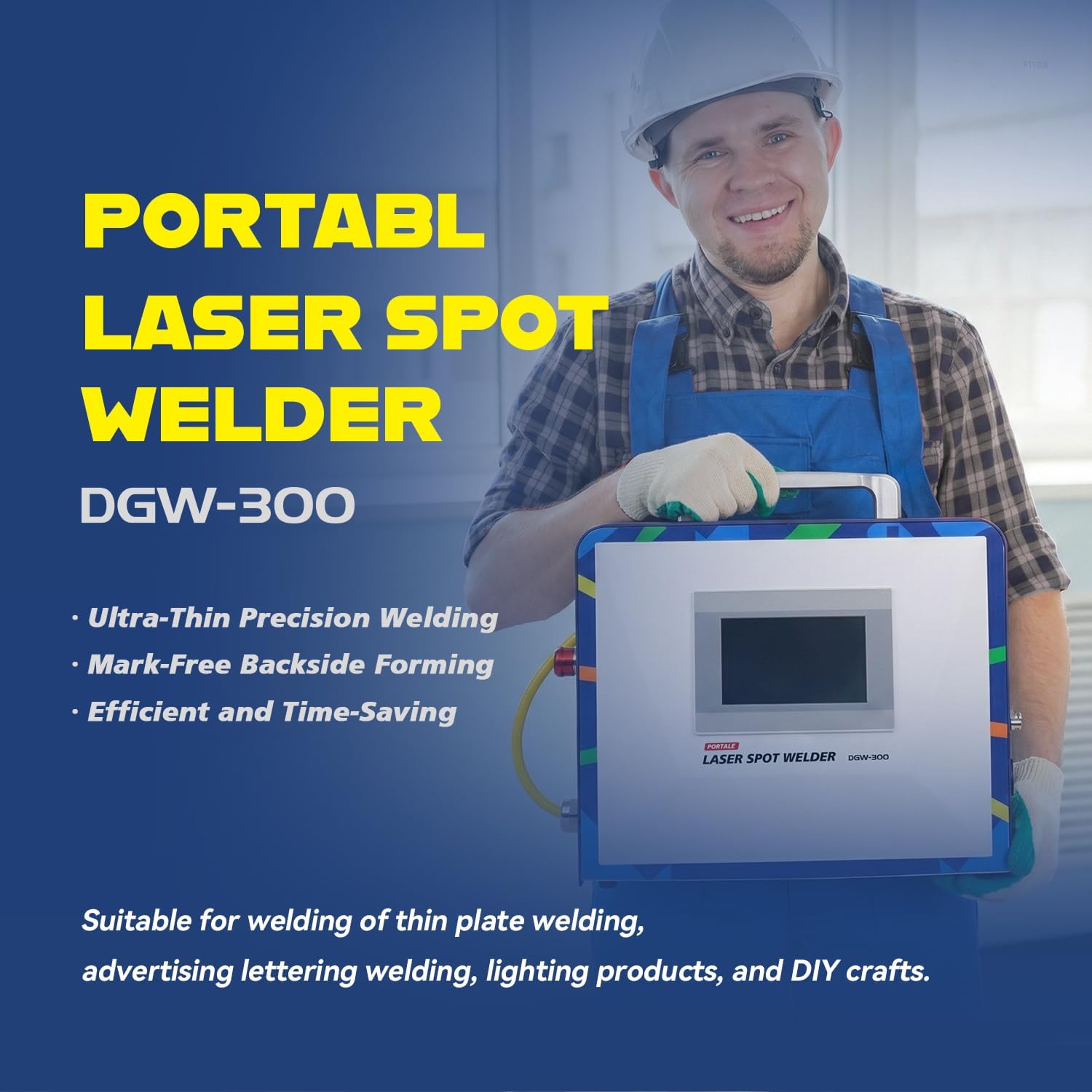 ZAC 300W portable laser welder,ZAC 300W laser welder pros cons,best handheld laser welder for thin metal,portable laser welder for DIY projects,should I buy ZAC 300W spot welder,air cooled laser welding machine worth it unboxing and complete package contents