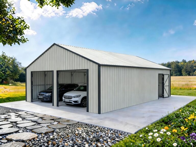 Image 1 of best 25x33 ft metal garage shed