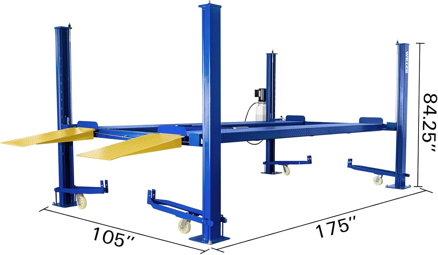 best 4 post vehicle lift,should I buy a 4 post lift,WEIZE car lift pros cons,4 post lift vs 2 post lift,best car lift for home garage,8500 lb 4 post lift worth buying performance testing and real-world results
