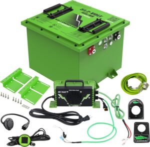Image 1 of best 48 volt lithium golf cart battery heated