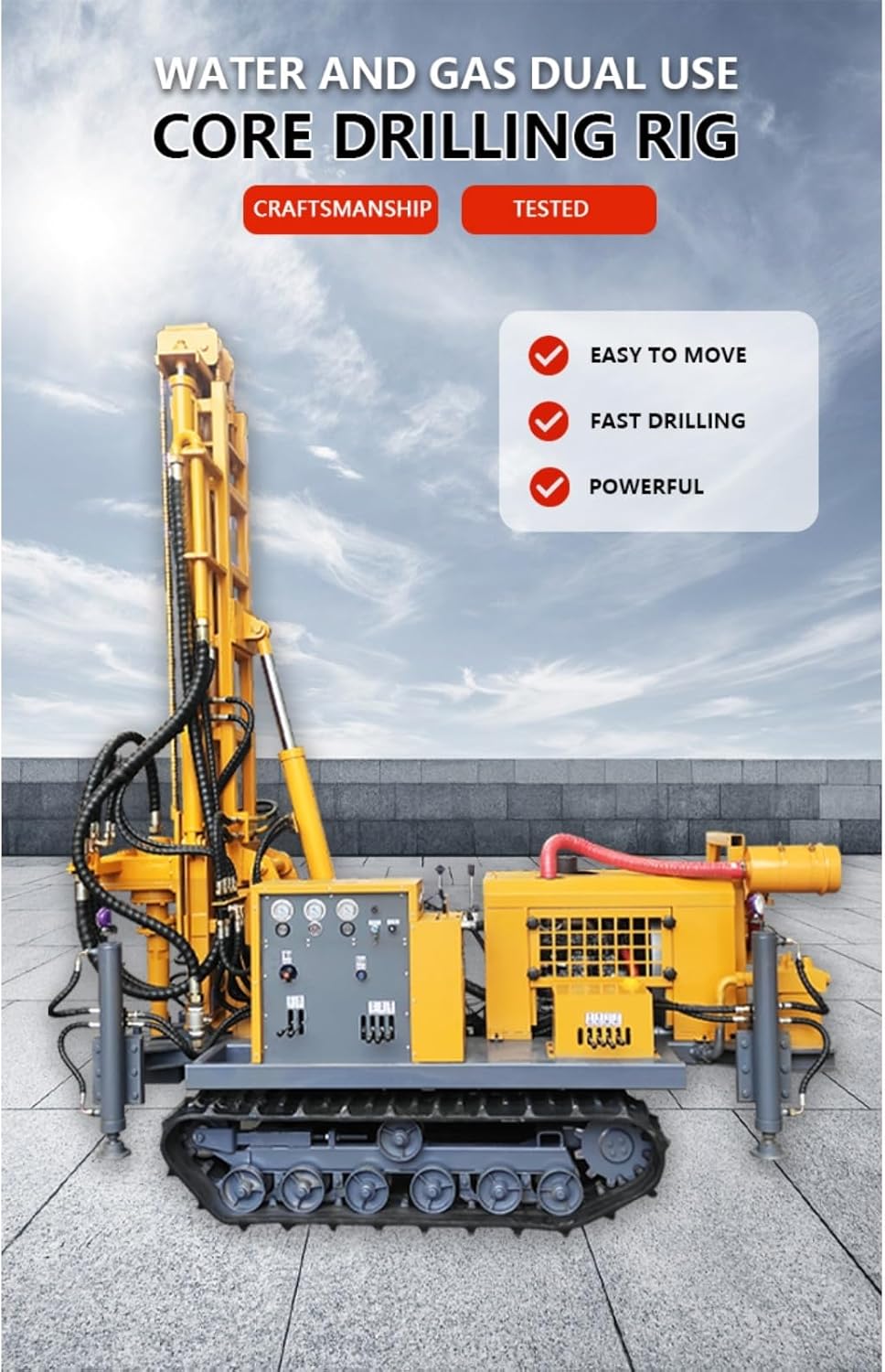 best dual-power well drilling rig,dual-power drilling rig worth buying,should I buy a dual-power drilling rig,dual-power vs single-power drilling rig,dual-power drilling rig pros cons,professional well drilling machine unboxing and complete package contents