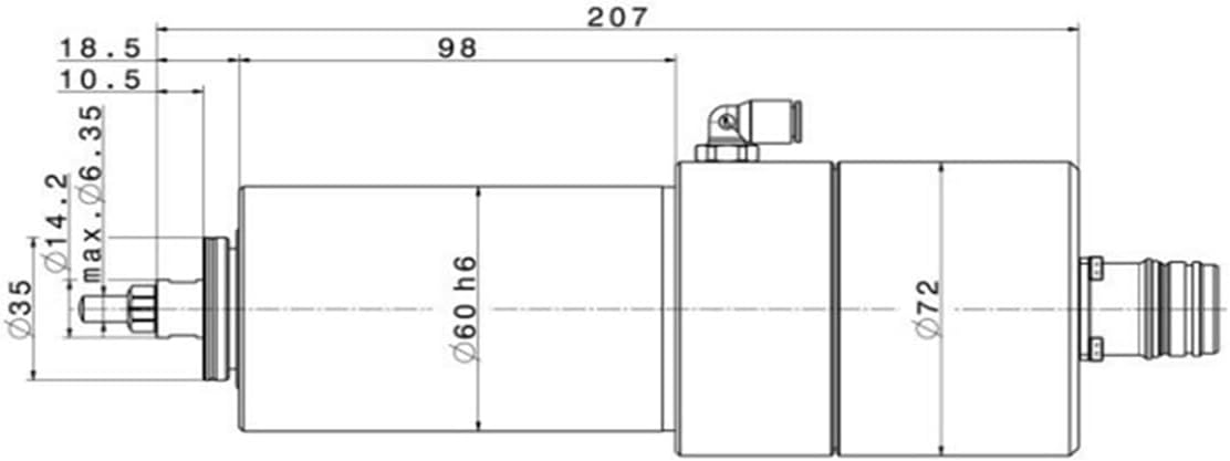 best high speed grinding spindle,high speed grinding spindle worth it,4060DC-S spindle pros cons,best CNC spindle motor,high power brushless spindle buying guide,should I buy a water cooled spindle unboxing and complete package contents