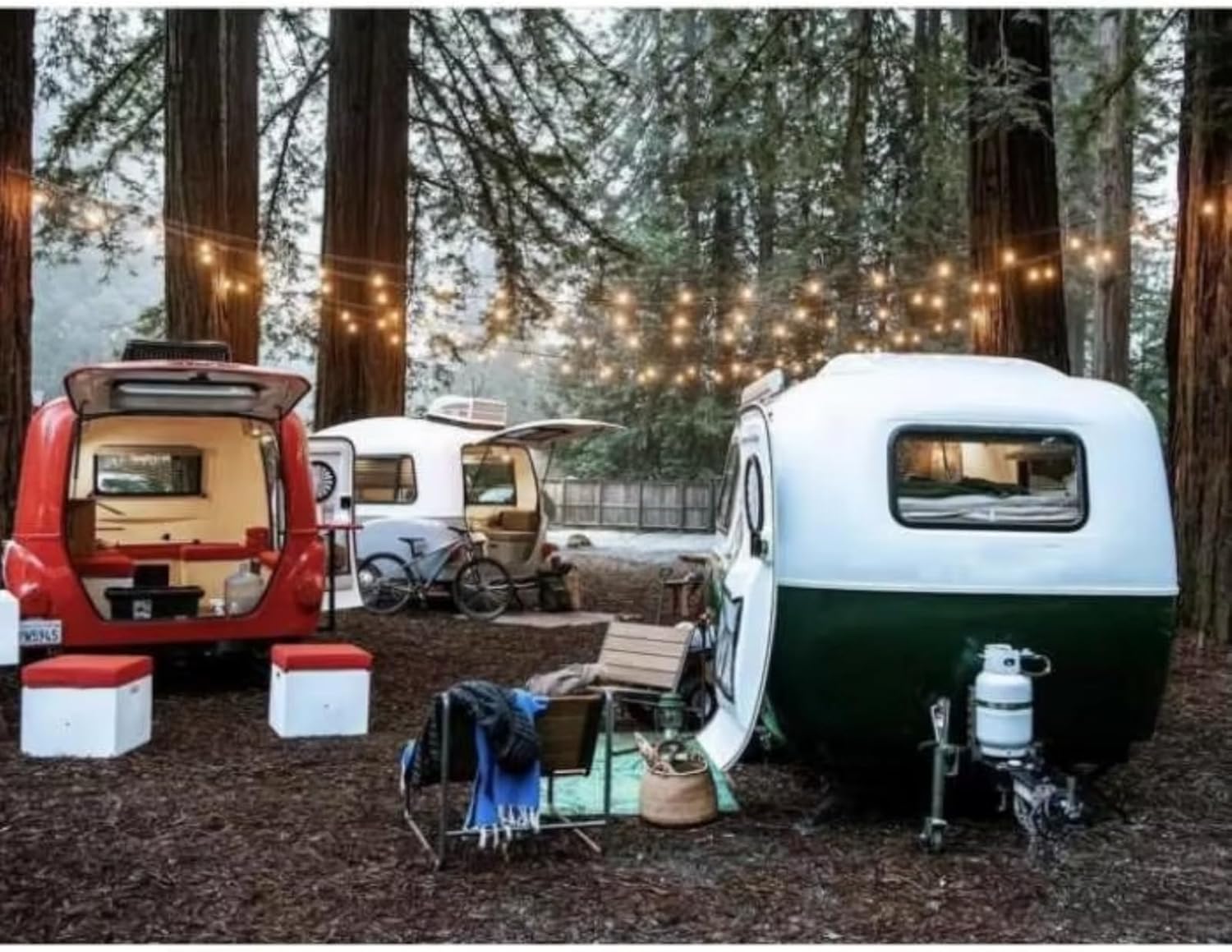 Unboxing the best off road camper trailer showing standard components like the water pump, electrical interfaces, and basic cabinetry - assessing initial quality