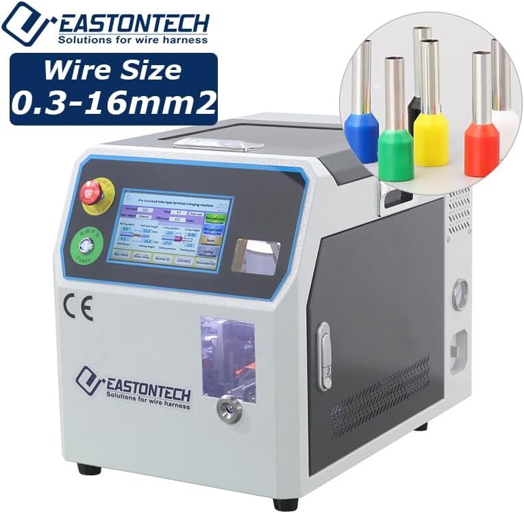 best terminal crimping machine,terminal crimping machine worth buying,EASTONTECH EW-5010A+ pros cons,should I buy a wire crimping machine,wire stripper crimping machine vs alternatives,touch screen crimping machine features unboxing and complete package contents