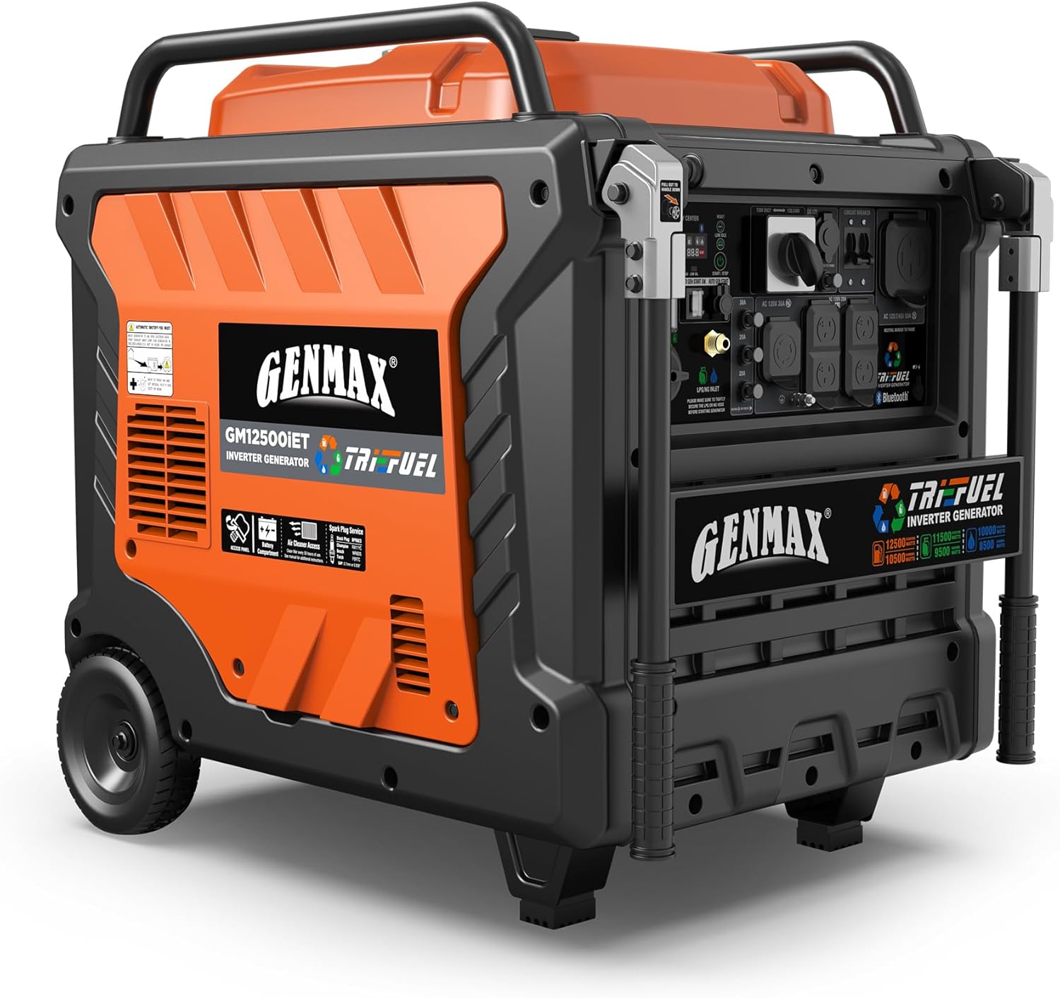 best tri fuel inverter generator,should I buy a tri fuel inverter generator,tri fuel generator pros cons,GENMAX 12500W inverter generator worth buying,best quiet generator for home backup,tri fuel generator vs dual fuel - detailed features and technical specifications
