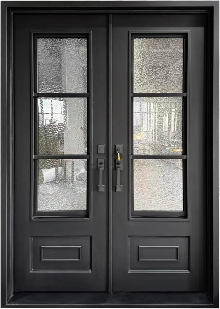 Image 1 of best wrought iron double door