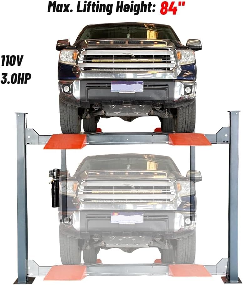 buy 11000 lb 4 post car lift,should I buy a 4 post car lift,11000 lb 4 post lift pros cons,best extra tall car lift for garage,4 post car lift vs 2 post lift,heavy duty parking lift worth buying unboxing and complete package contents