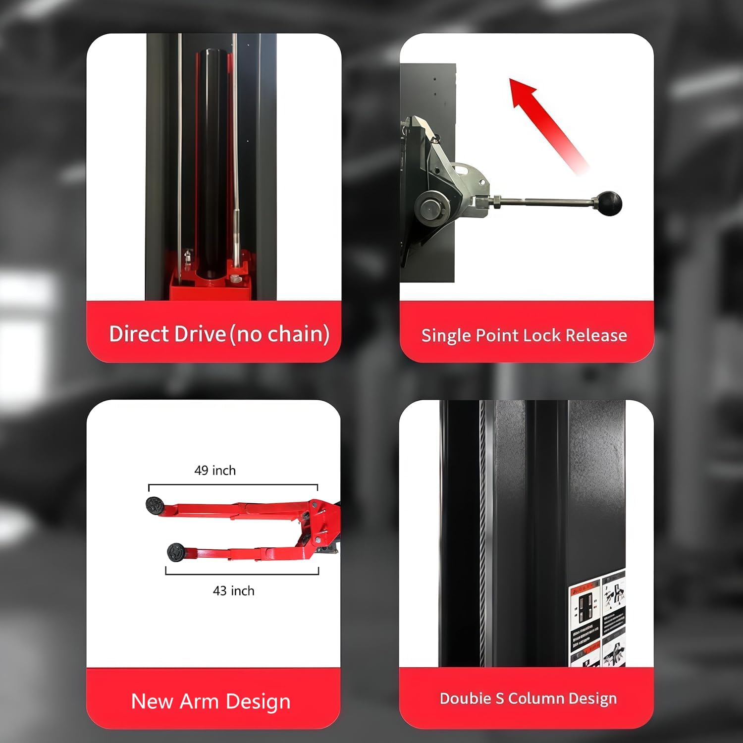 buy 11000 lb two post lift,11000 lb two post lift pros cons,best clearfloor car lift,direct drive two post lift vs chain,should I buy a 2 post car lift,11000 lb lift worth it unboxing and complete package contents