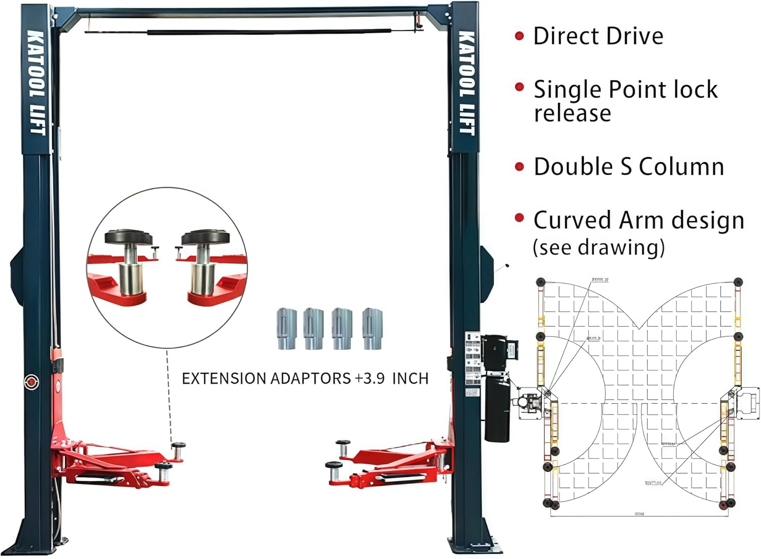 buy 11000 lb two post lift,11000 lb two post lift pros cons,best clearfloor car lift,direct drive two post lift vs chain,should I buy a 2 post car lift,11000 lb lift worth it performance testing and real-world results