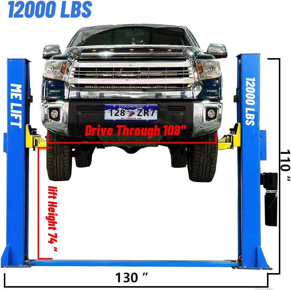 buy 12000lb 2 post lift,12000 lb two post lift worth buying,best car lift for home garage,ME-H1200 lift pros cons,should I buy a 12000lb 2 post lift,heavy duty two post lift vs scissor lift unboxing and complete package contents