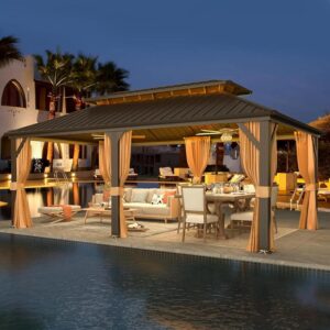 Image 1 of buy 12x20 hardtop gazebo