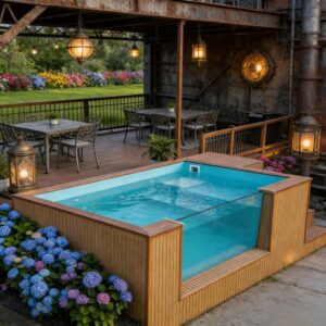 Image 1 of buy 20ft container swimming pool