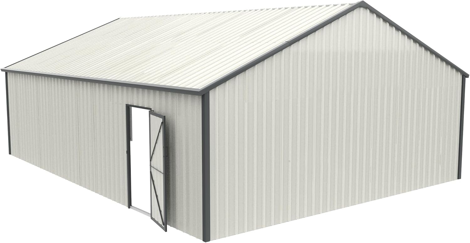 buy 25x33 metal garage shed,25x33 metal shed worth buying,best large metal garage shed,25x33 metal shed pros cons,25x33 metal shed vs wood,should I buy a 25x33 metal shed unboxing and complete package contents