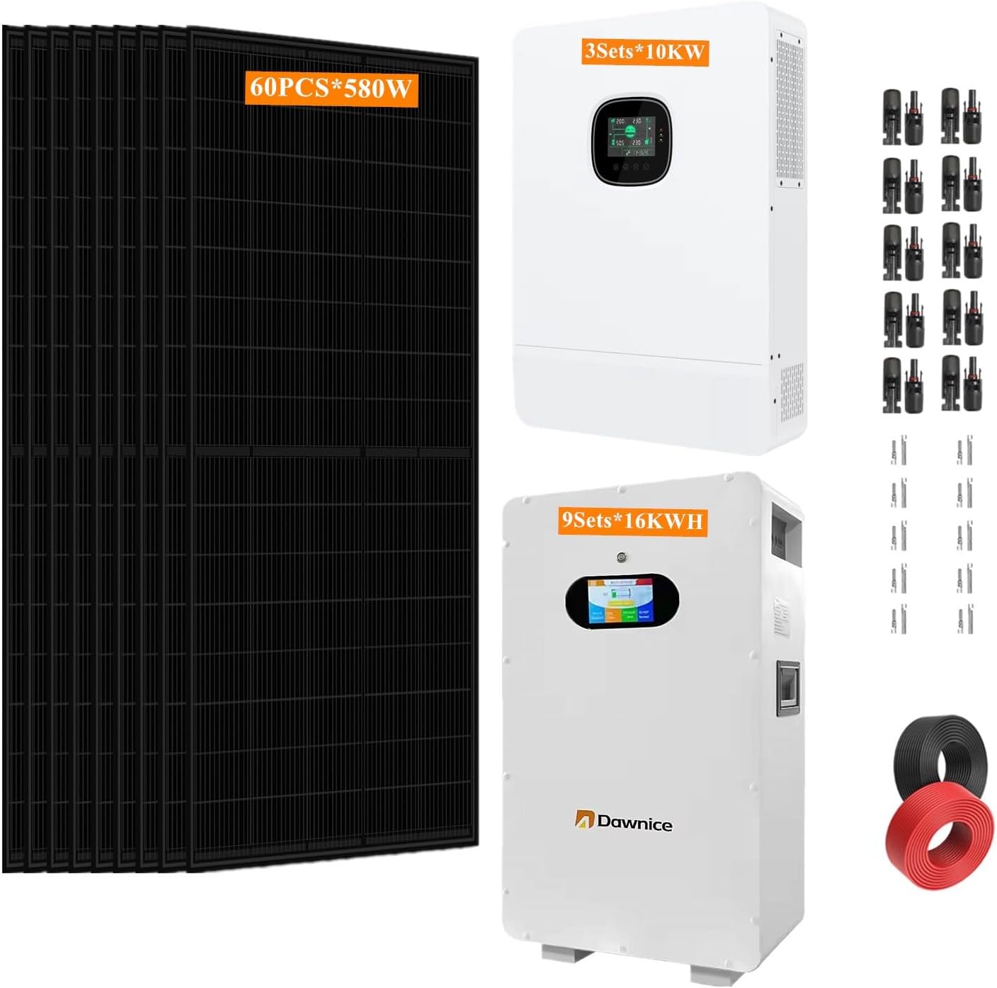 buy 30kw off-grid solar system,30kw off-grid solar system worth it,best 30kw off-grid solar kit,30kw solar system pros cons,Dawnice 30kw solar kit honest,should I buy a 30kw solar system - detailed features and technical specifications