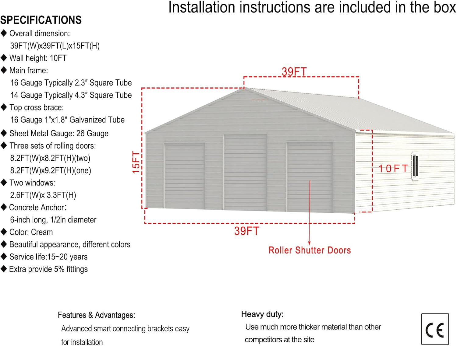 buy 39x39 metal barn,39x39 metal barn worth it,best 39x39 steel building,39x39 metal barn pros cons,TTBKA 39x39 barn honest,39x39 barn vs pole barn unboxing and complete package contents